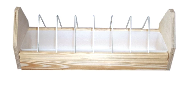 Futterrinne Herwi Mit Kippgitter Inkl. Schale 100cm 1 Futterrinne Herwi Mit Kippgitter Inkl. Schale 100cm