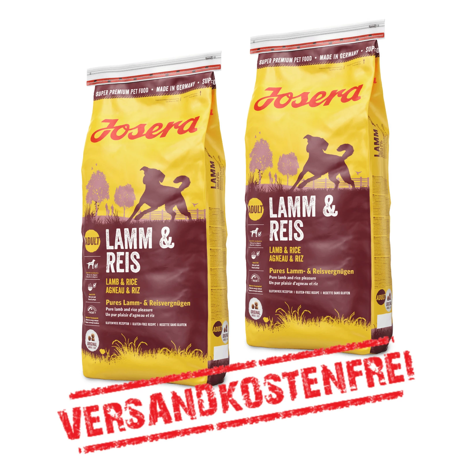 Josera Lamm&Reis 2er-Pack 30kg 1 Josera Lamm&Reis 2er-Pack 30kg