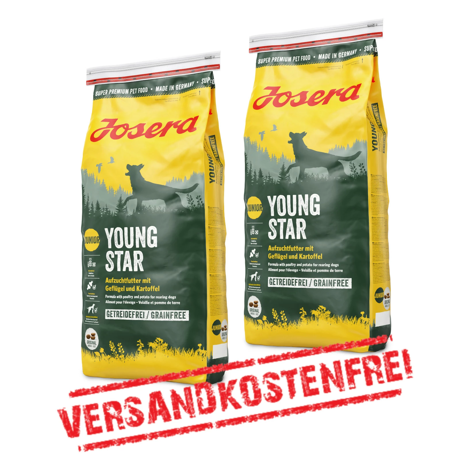 Josera YoungStar 2er-Pack 30kg 1 Josera YoungStar 2er-Pack 30kg